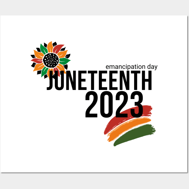Juneteenth 2023 emancipation day Wall Art by Artisan